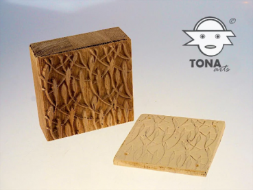 Endlosstempel aus Hartholz